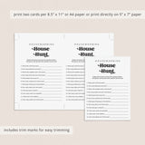 Housewarming House Hunt Printable