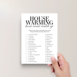 Printable Housewarming Game Music Match With Answers