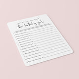 Womens Birthday Game Printable How Well Do You Know The Birthday Girl