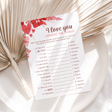I Love You Around The World Game Printable