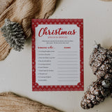 Jingle & Mingle Christmas Party Game Printable