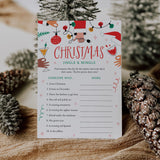 Printable Christmas Party Icebreaker Game Jingle and Mingle