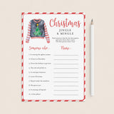 Ugly Christmas Sweater Party Icebreaker Game Find Someone Who by LittleSizzle
