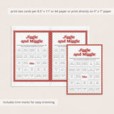 Christmas Jingle and Mingle Bingo Printable