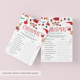 Printable Christmas Party Icebreaker Game Jingle and Mingle