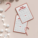 Christmas Jingle and Mingle Bingo Printable