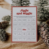 Christmas Jingle and Mingle Bingo Printable