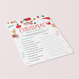 Printable Christmas Party Icebreaker Game Jingle and Mingle