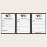 Kiss All The Time Disco Occasionally Album Release Party Printables by LittleSizzle