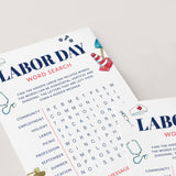 Printable Labor Day Word Search with Answers