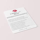 Ladies Night Feud Questions and Answers Printable