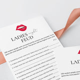 Ladies Night Feud Questions and Answers Printable