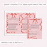 Pink Wavy Border Ladies Feud Game with Answers Printable