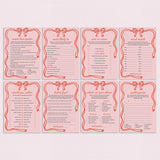 Printable Ladies Night Games Coquette Wavy Border by LittleSizzle