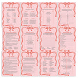 Girls Night Games Printable Wavy Border by LittleSizzle