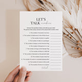 Fun Icebreaker Game Let's Talk Numbers with Answers