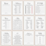 25th Anniversary Games Printable Married in 2000 by LittleSizzle