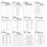 20th Anniversary Games Printable Floral Married in 2006 by LittleSizzle