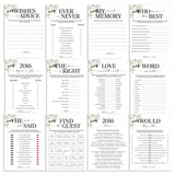 10th Anniversary Games Printable Floral Married in 2016 by LittleSizzle