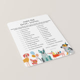 Dog Birthday Party Games Bundle Printable