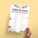 Cinco de Mayo Party Game Mexican Slang with Answers