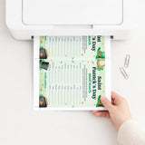 St Patrick's Day Icebreaker Game Printable Mind Match