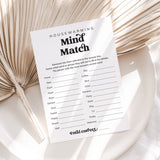 Housewarming Mind Match Game Printable