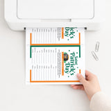 St Patrick's Day Mind Match Printable Game