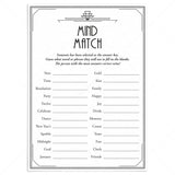 New Year's Party Icebreaker Game Mind Match by LittleSizzle