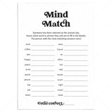 Office Ice Breaker Game Mind Match Digital Download by LittleSizzle