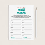 Medical Game for Groups Finish My Phrase Mind Match by LittleSizzle