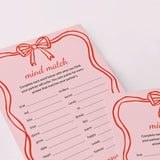 Mind Match Couple Game Printable