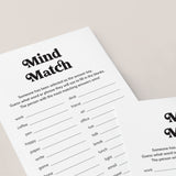 Office Ice Breaker Game Mind Match Digital Download