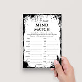 Halloween Group Game Printable Mind Match