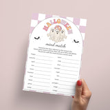 Spooky Halloween Party Game Mind Match Printable