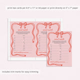 Mind Match Couple Game Printable