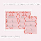 Valentines Game for Groups Mind Match Printable