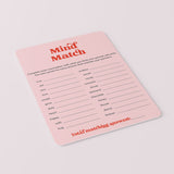 Printable Couple Game Mind Match