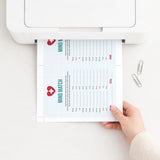 Nurse Party Game Finish My Phrase Mind Match Printable