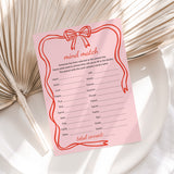 Valentines Game for Groups Mind Match Printable