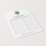 Fun Game for Large Families Printable Mind Match