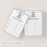 New Year's Party Icebreaker Game Mind Match