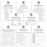 Simple Christmas Party Games Printable by LittleSizzle