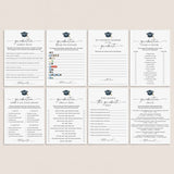 8 Printable Graduation Party Games + Bonus by LittleSizzle