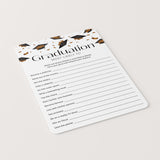 Most Likely To Grad Party Game Printable