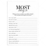 Funny Office Most Likely To Game Printable by LittleSizzle