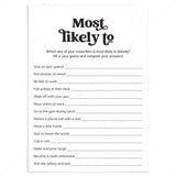 Printable Most Likely To Questions for Work by LittleSizzle