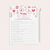 Funny Nurse Most Likely To Game Questions to Print by LittleSizzle