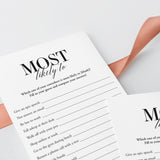 Funny Office Most Likely To Game Printable