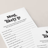 Printable Most Likely To Questions for Work